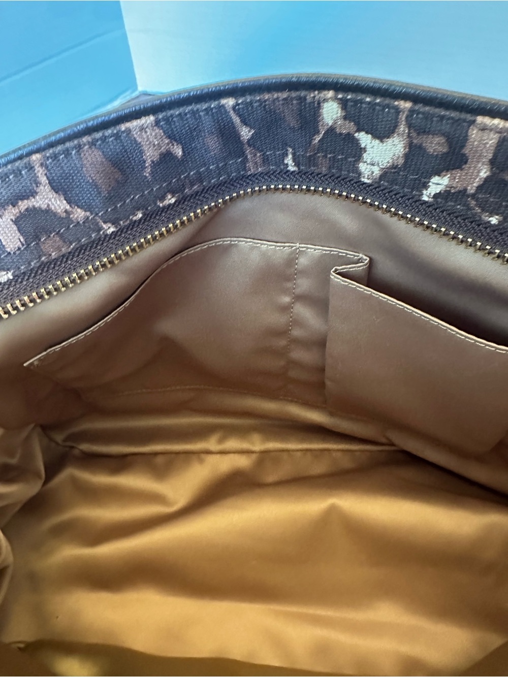 Coach Park Ocelot Leopard Print Carrie Tote w/Red Hangtag - Picture 9 of 16